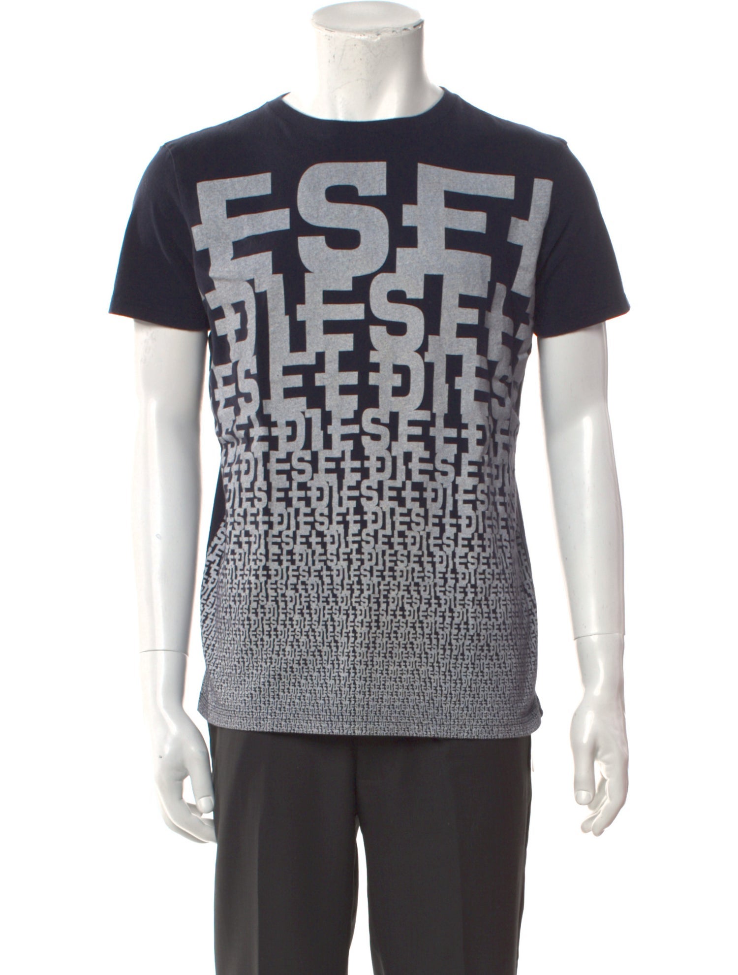 Diesel Graphic Print Crew Neck T-Shirt