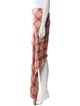 Diesel Plaid Print Long Skirt