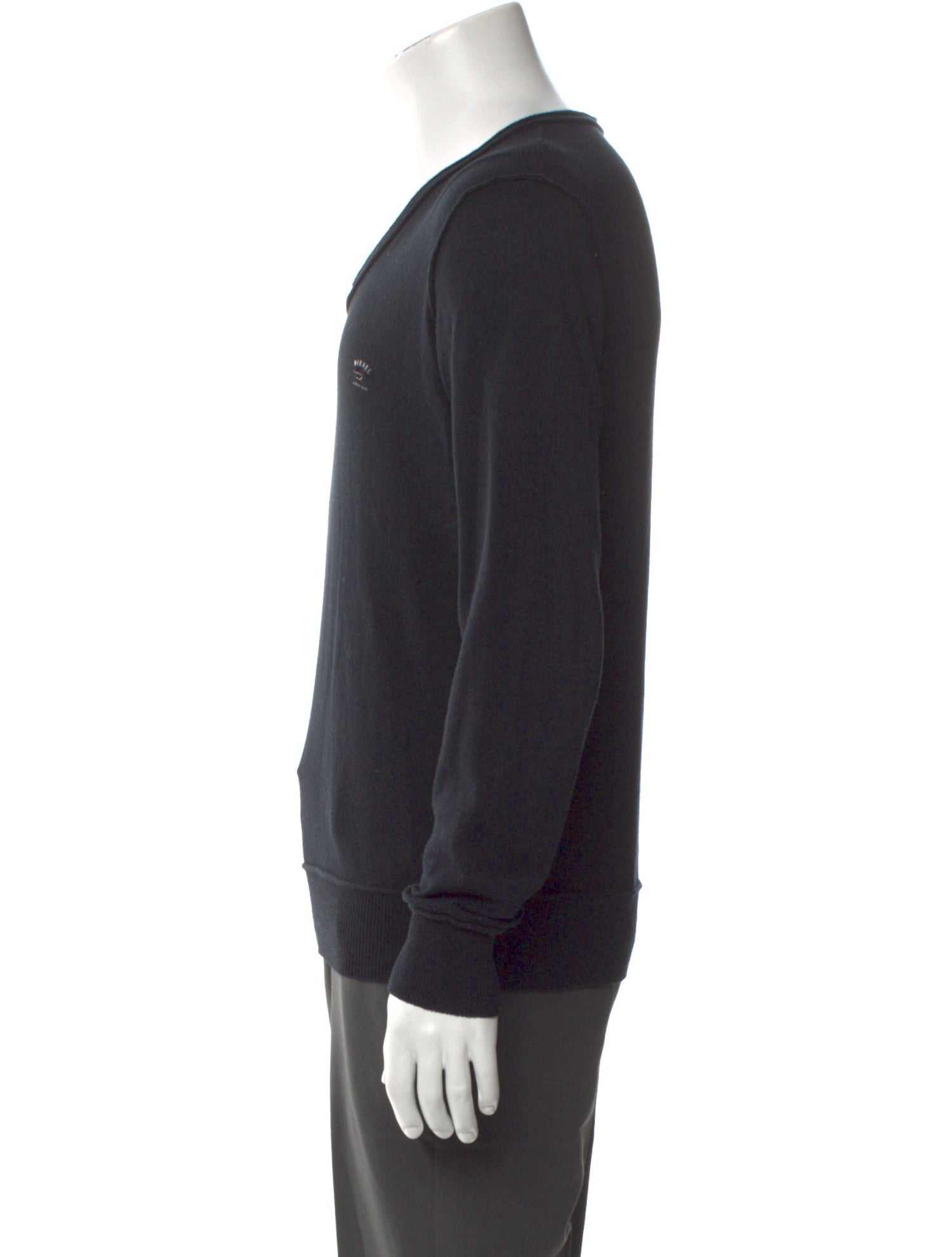 Diesel V-Neck Long Sleeve Pullover