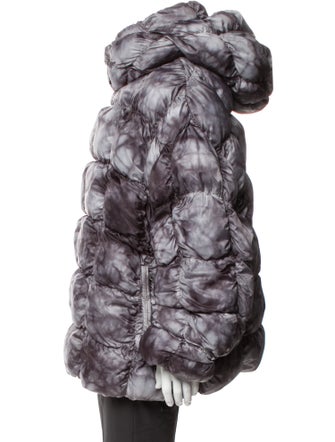 Diesel Tie-Dye Print Puffer Coat