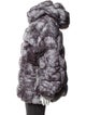 Diesel Tie-Dye Print Puffer Coat