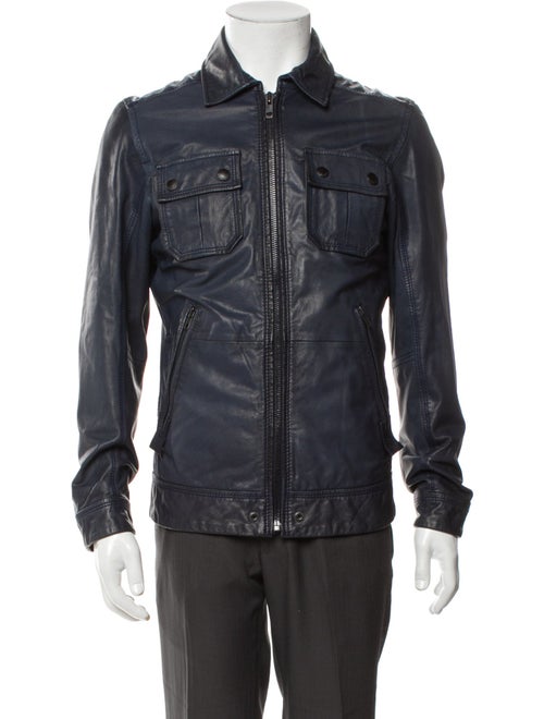 Diesel Goat Leather Denim Jacket