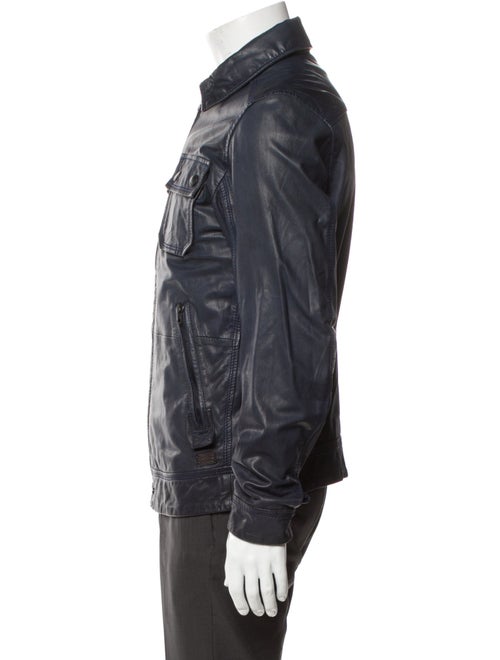 Diesel Goat Leather Denim Jacket