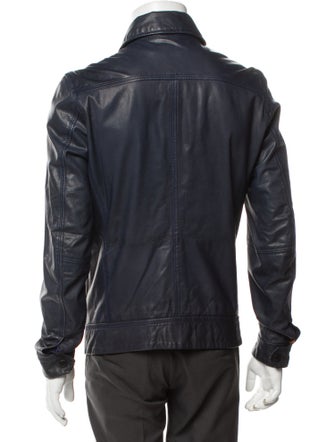 Diesel Goat Leather Denim Jacket