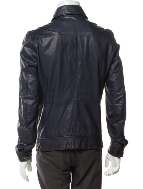 Diesel Goat Leather Denim Jacket