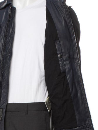 Diesel Goat Leather Denim Jacket