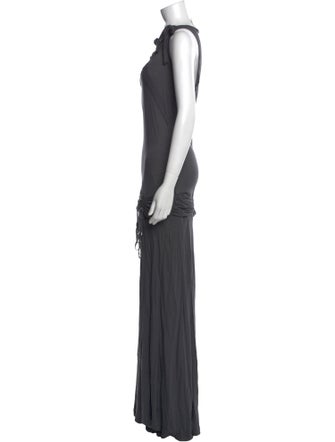 Diesel Scoop Neck Long Dress