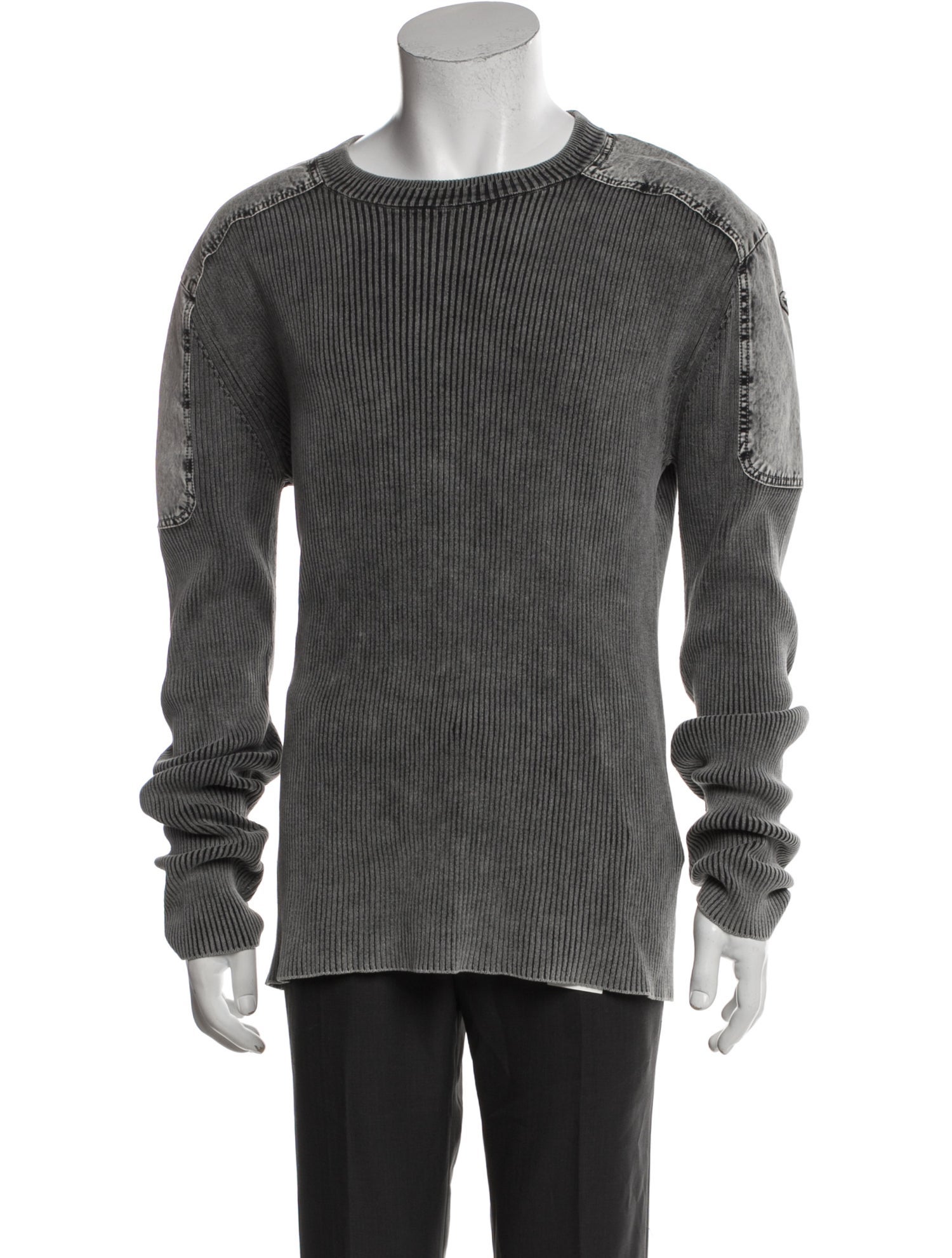 Diesel Striped Crew Neck Henley