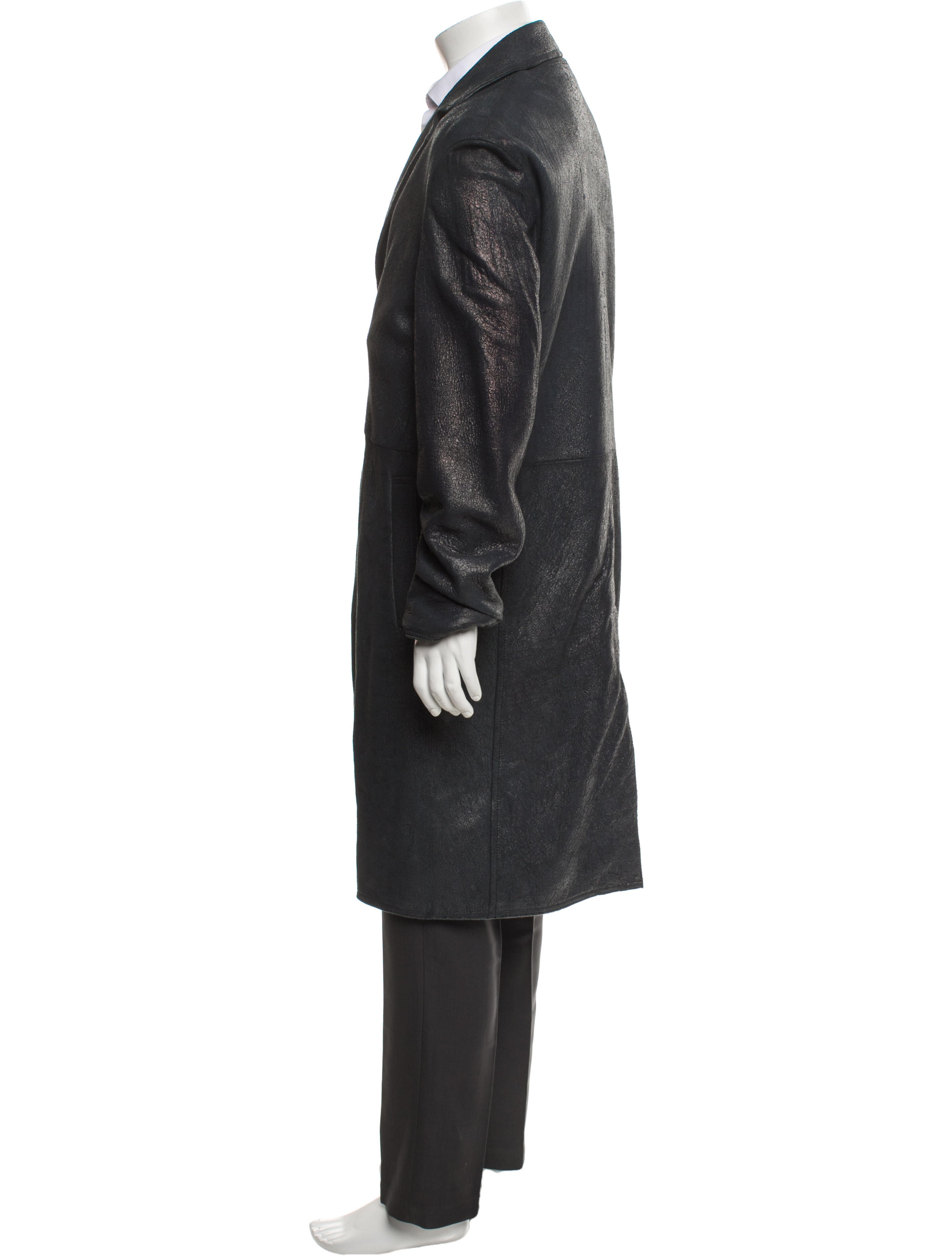 Diesel Lambskin Overcoat