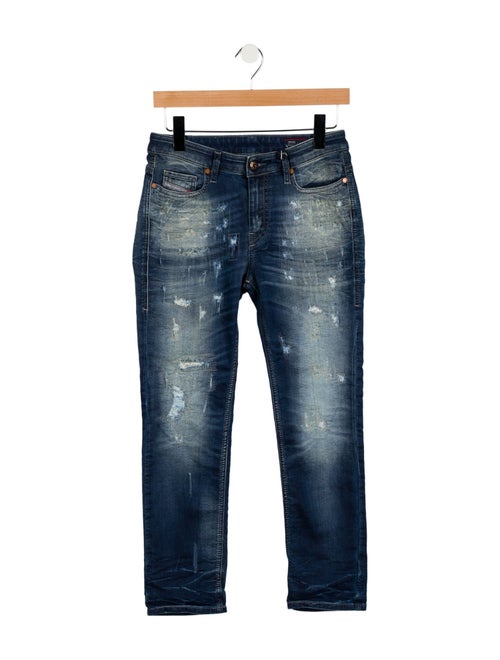 Diesel Mid-Rise Straight Leg Jeans