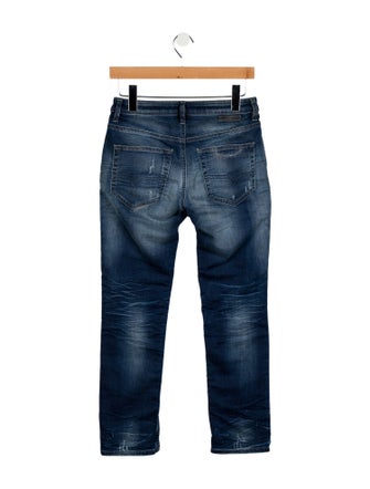 Diesel Mid-Rise Straight Leg Jeans