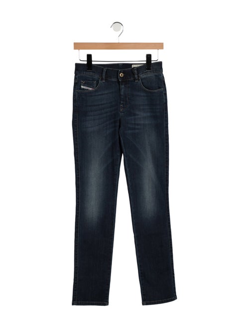 Diesel Low-Rise Straight Leg Jeans