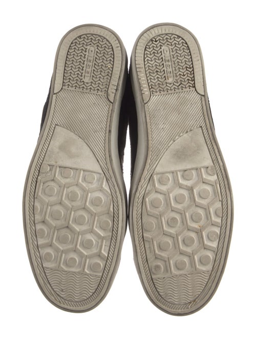 Diesel Suede Colorblock Pattern Sneakers