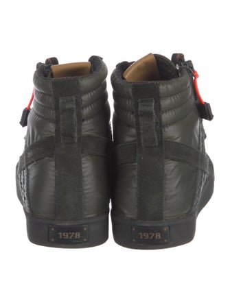 Diesel Suede Colorblock Pattern Sneakers