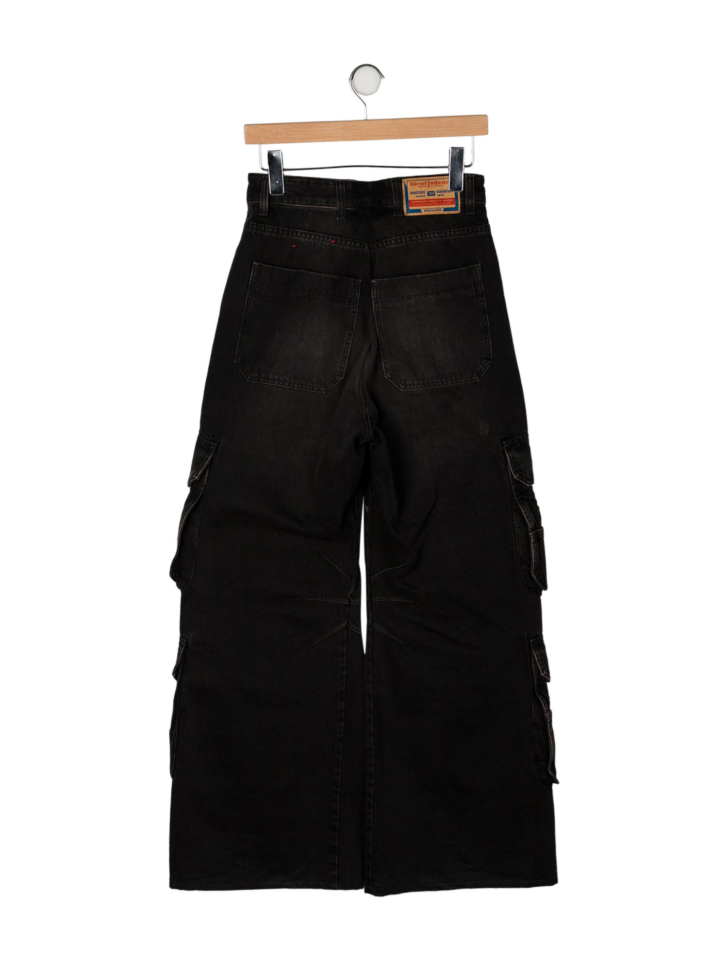 Diesel High-Rise Wide Leg Jeans