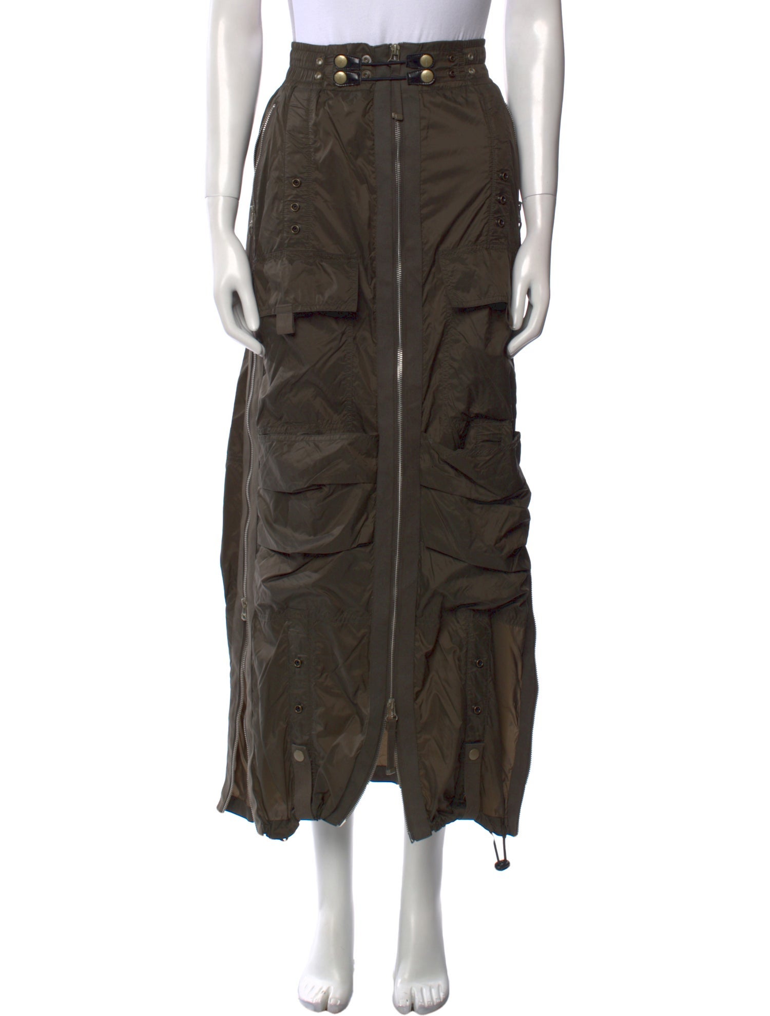 Diesel Nylon Midi Length Skirt