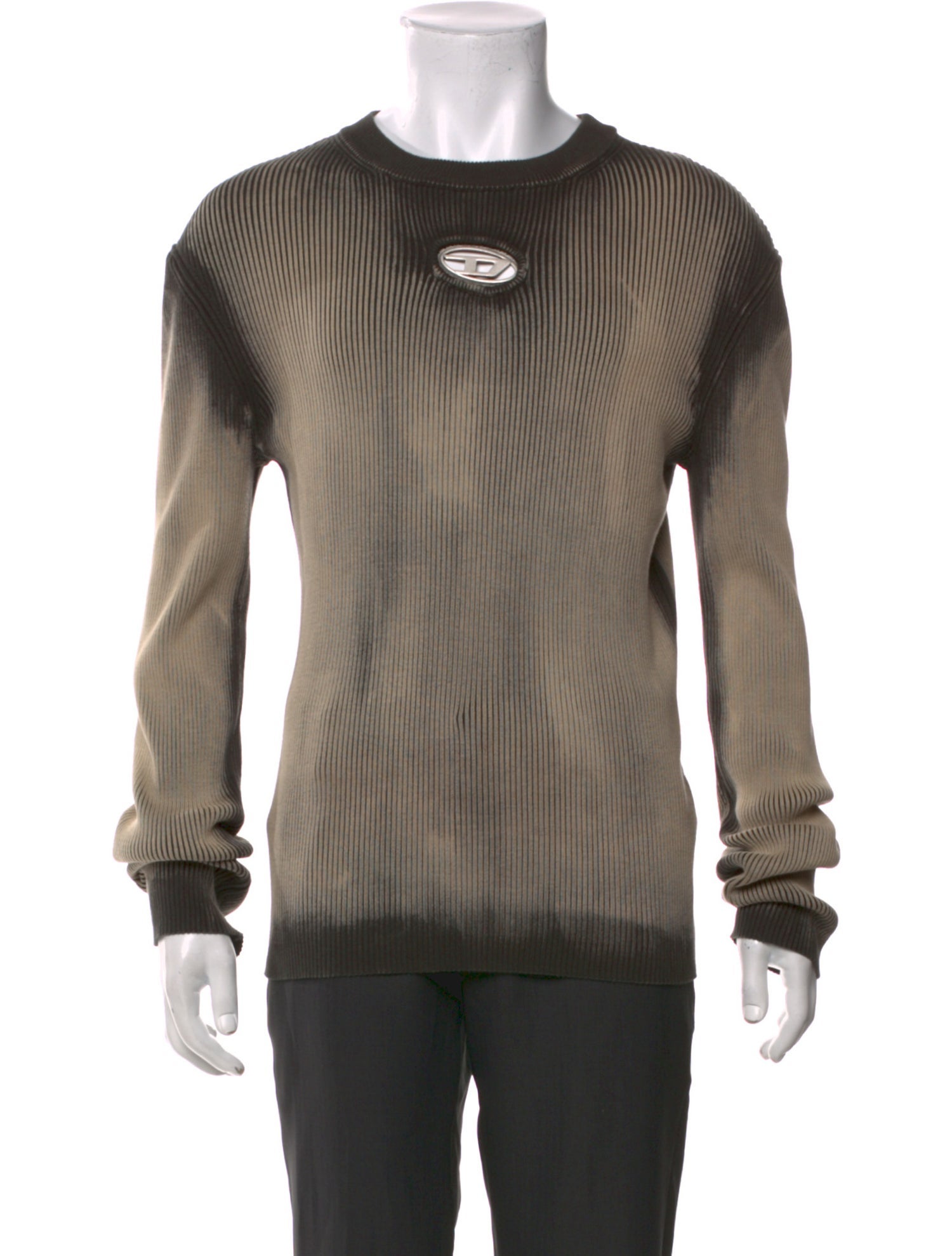 Diesel Graphic Print Crew Neck Pullover