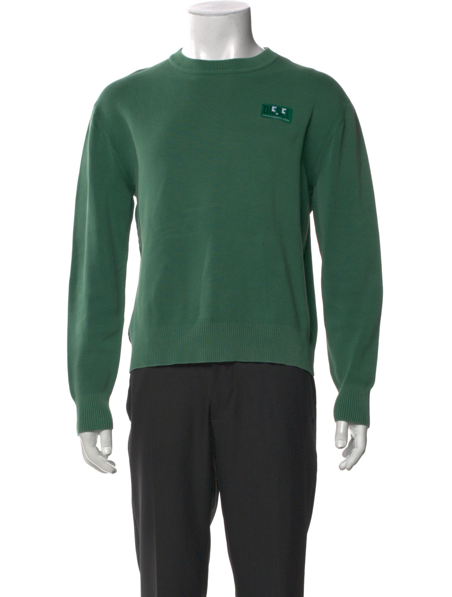 Diesel Graphic Print Crew Neck Sweatshirt