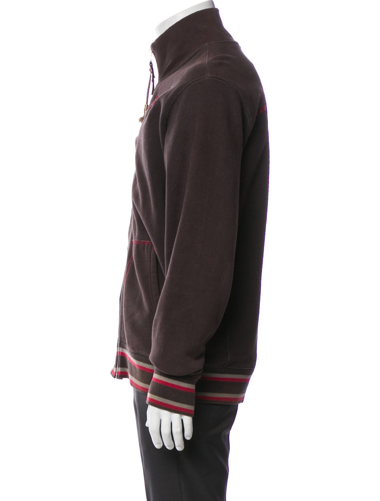 Diesel Striped Bomber Jacket