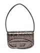 Diesel Embossed Leather Top Handle Bag