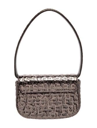 Diesel Embossed Leather Top Handle Bag