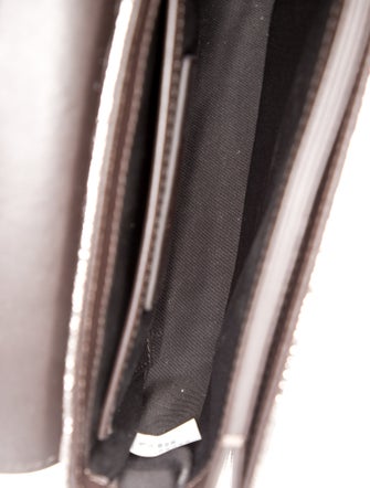 Diesel Embossed Leather Top Handle Bag