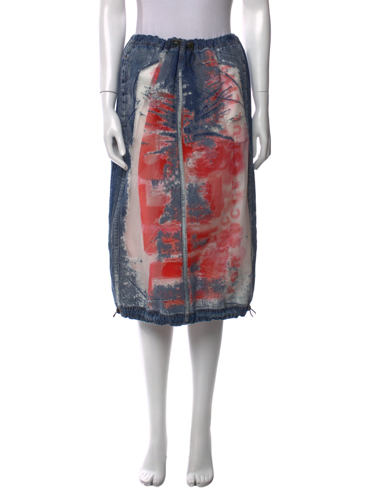 Diesel Printed Knee-Length Skirt