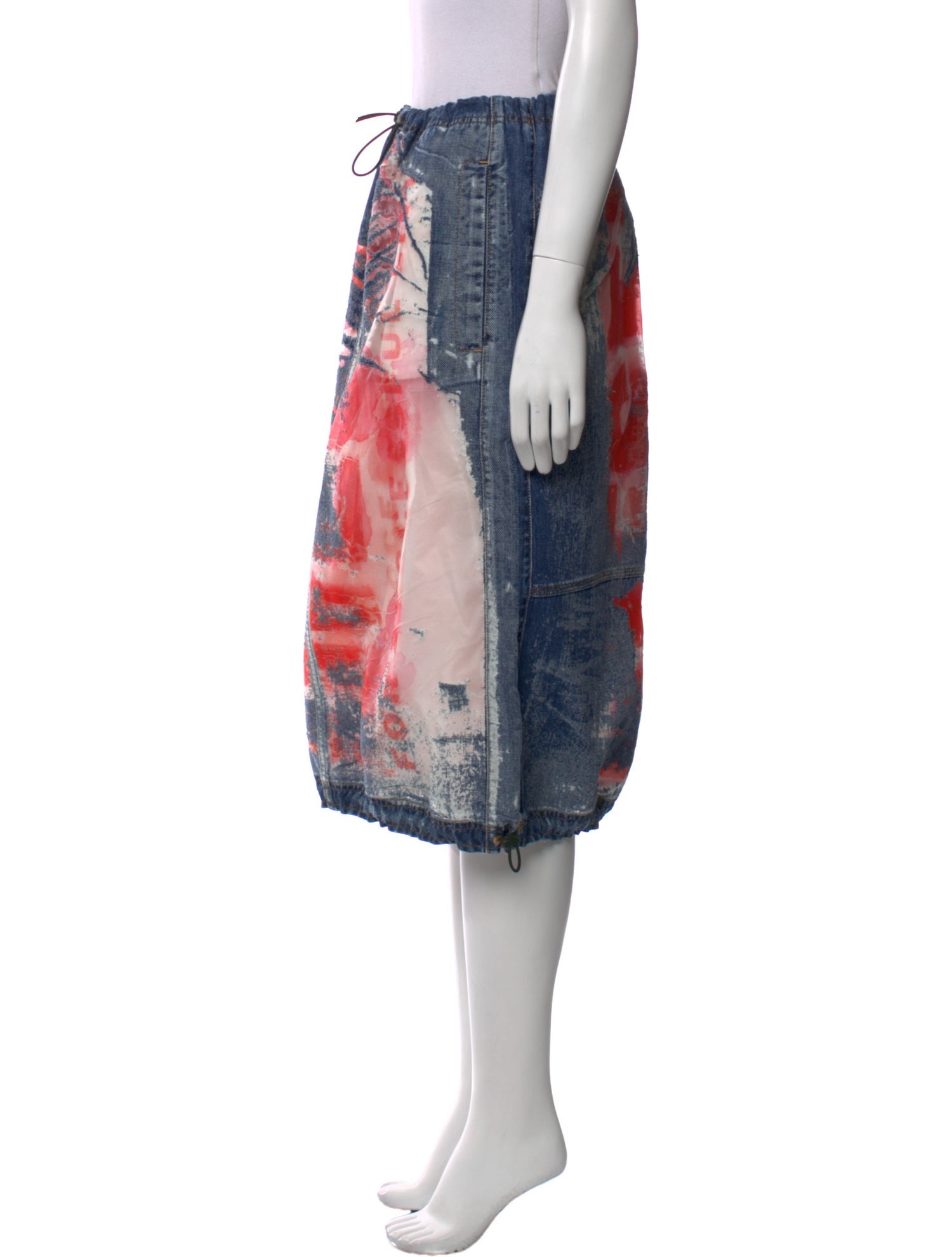 Diesel Printed Knee-Length Skirt