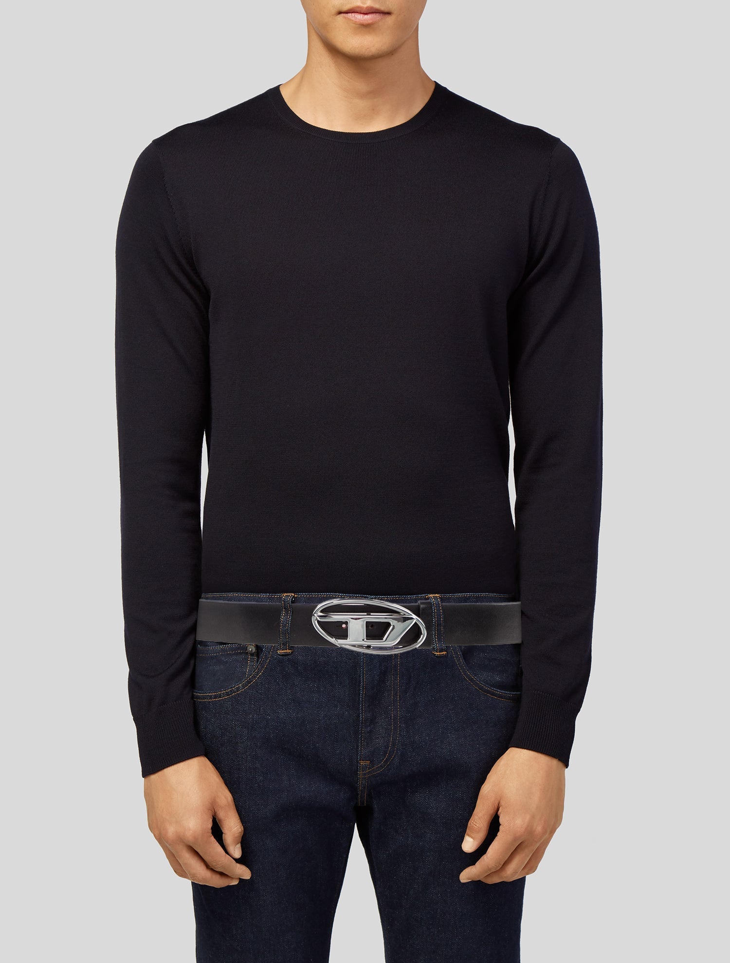 Diesel Leather Waist Belt