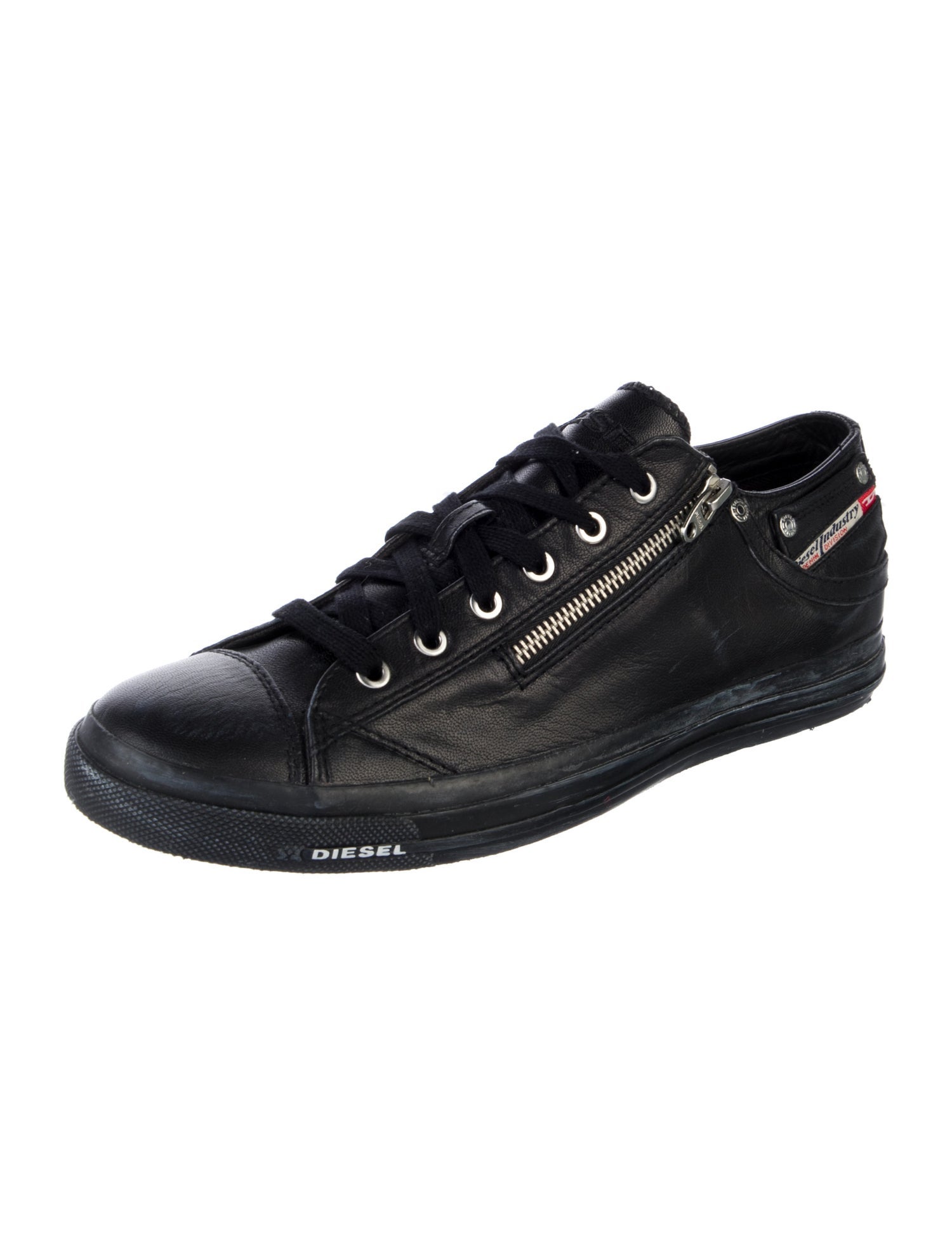 Diesel Leather Sneakers