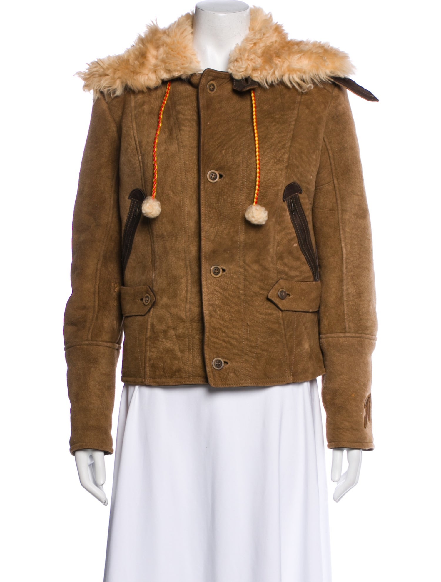 Diesel Shearling Fur Jacket