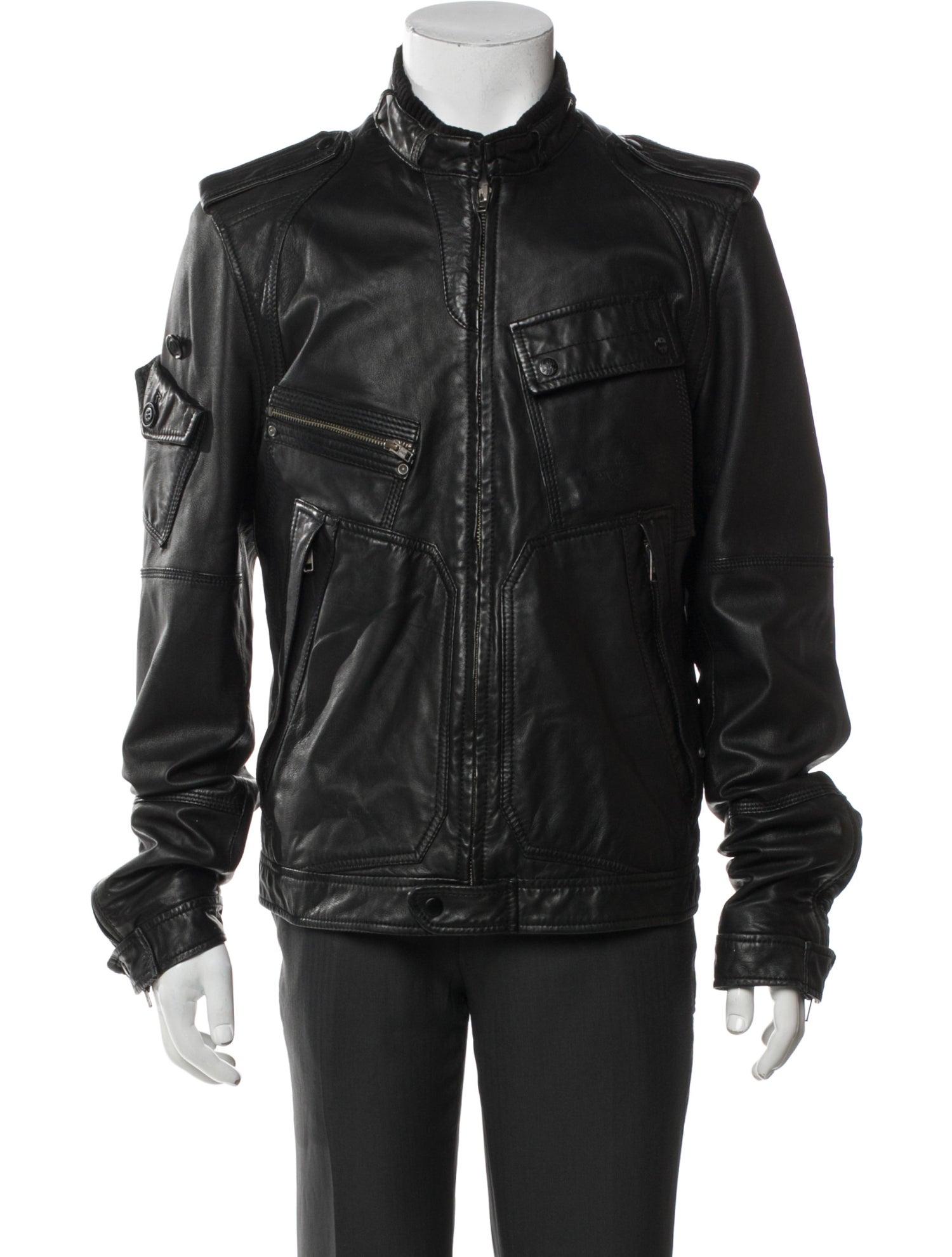 Diesel Leather Moto Jacket