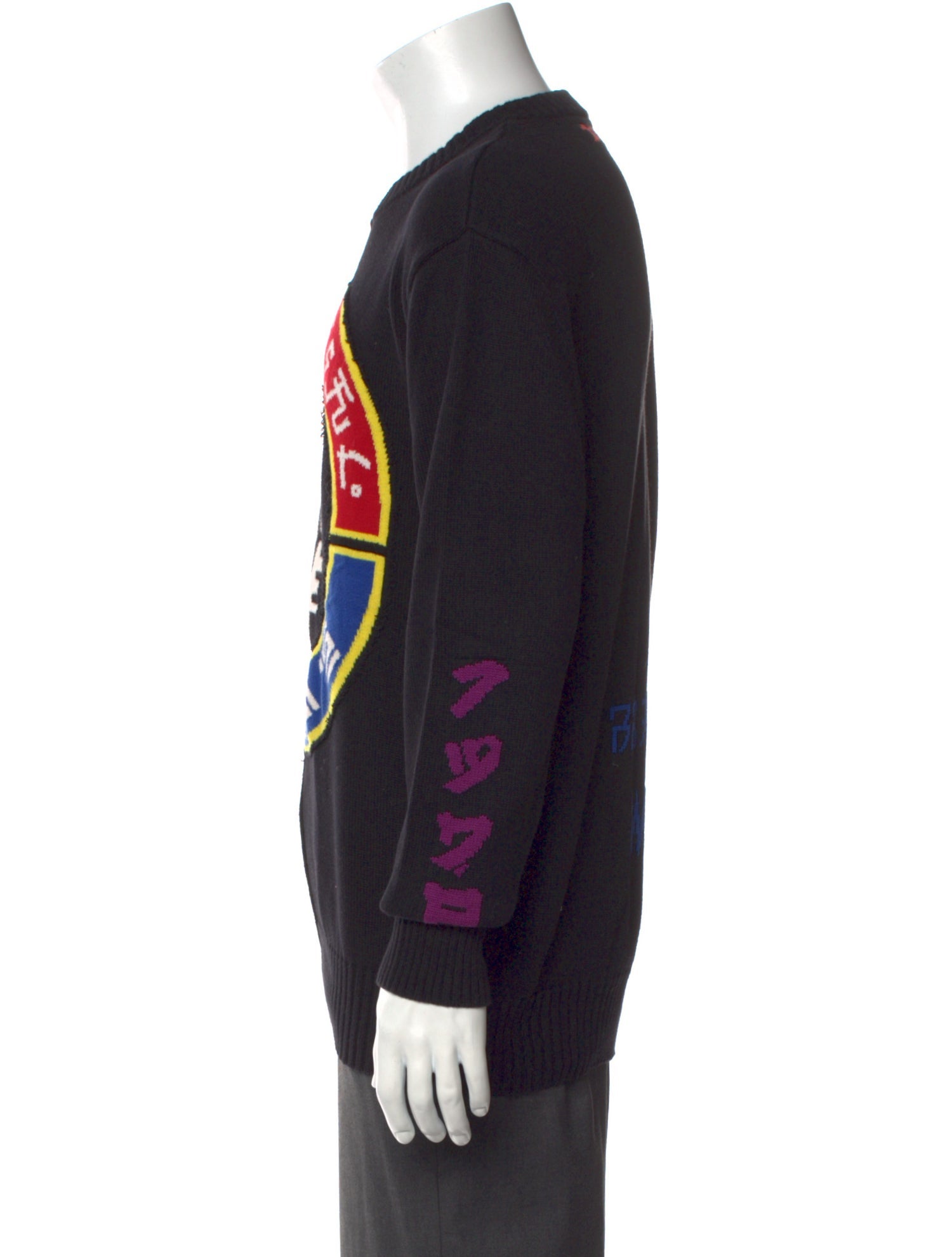 Diesel Graphic Print Crew Neck Pullover