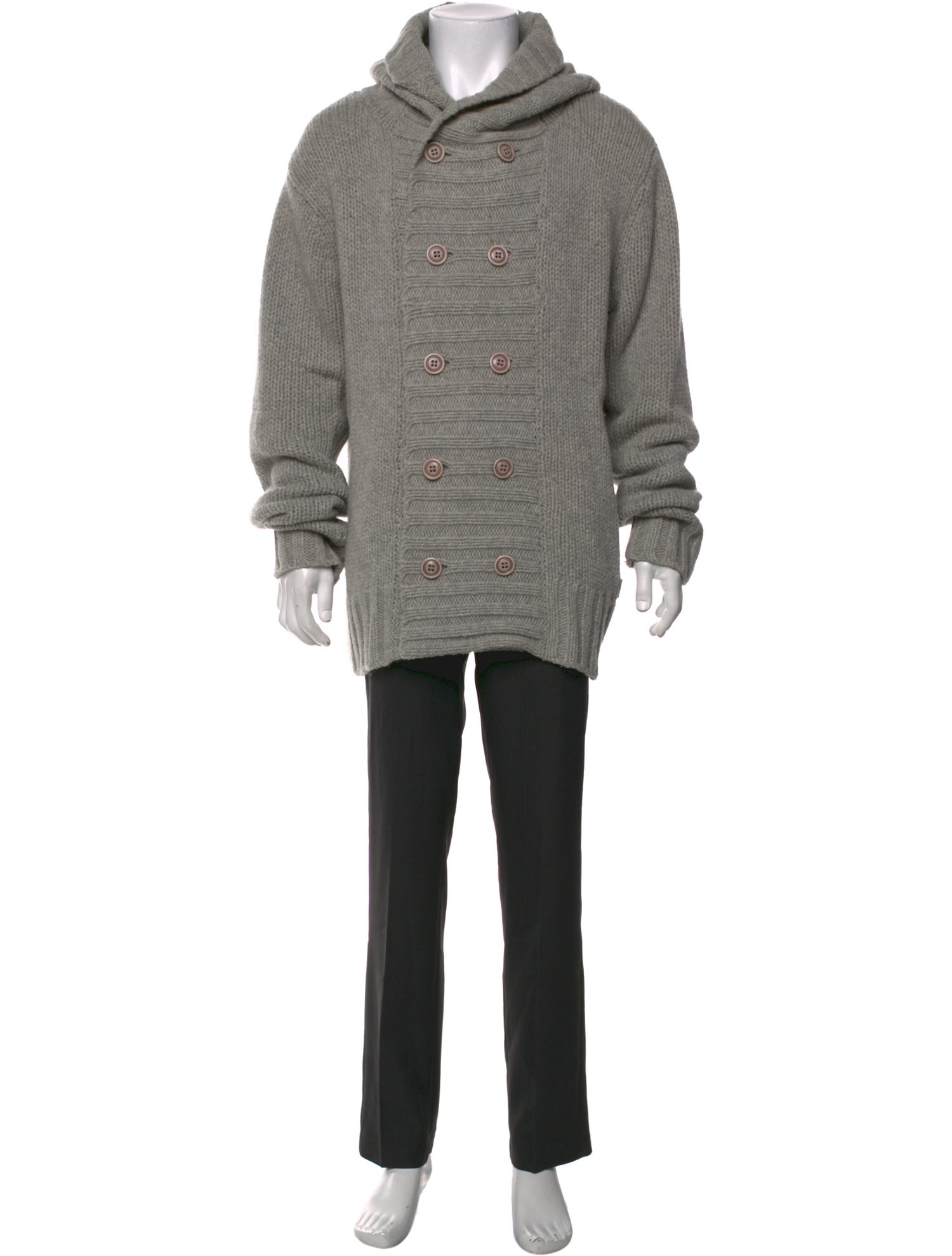 Diesel Wool Turtleneck Cardigan