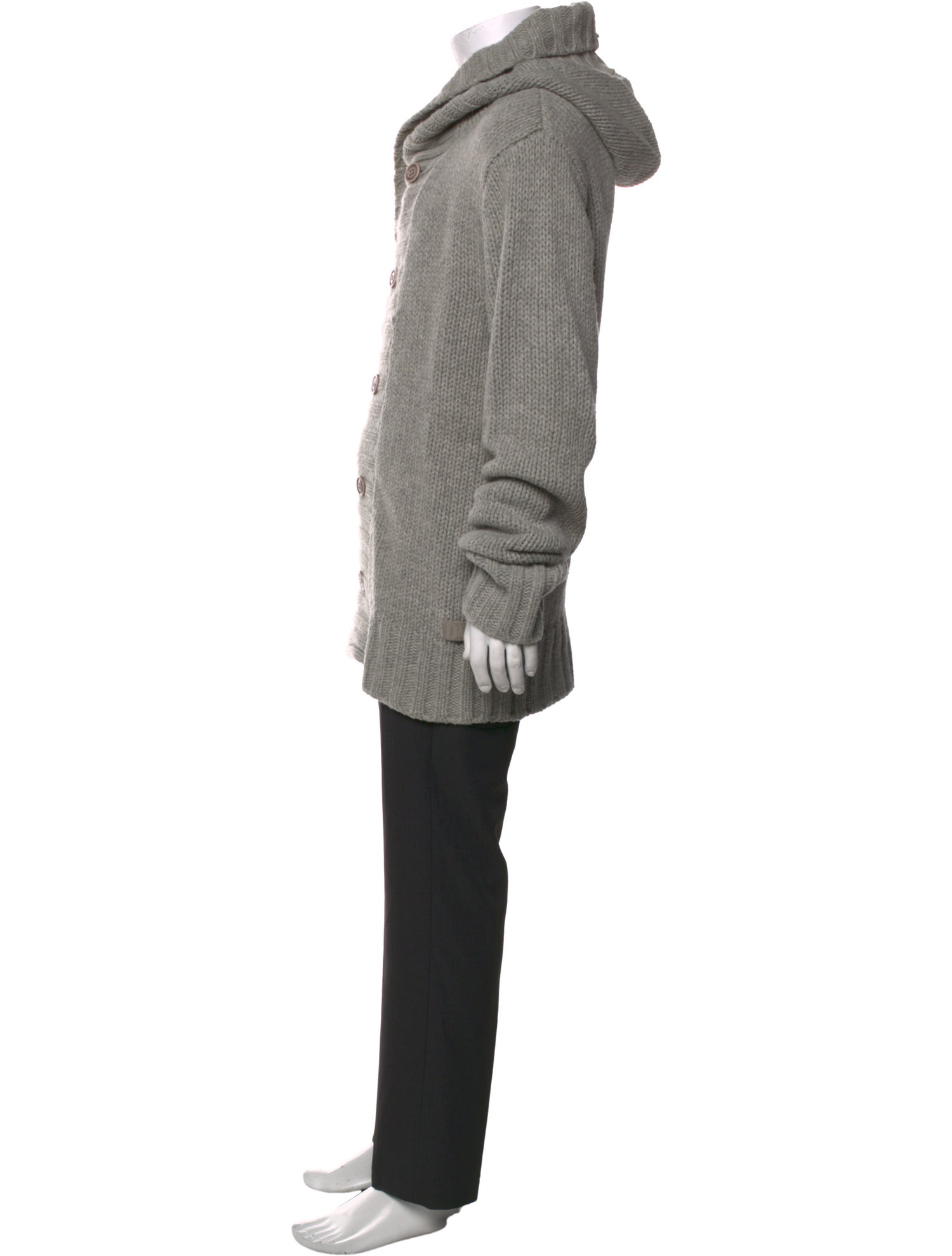 Diesel Wool Turtleneck Cardigan