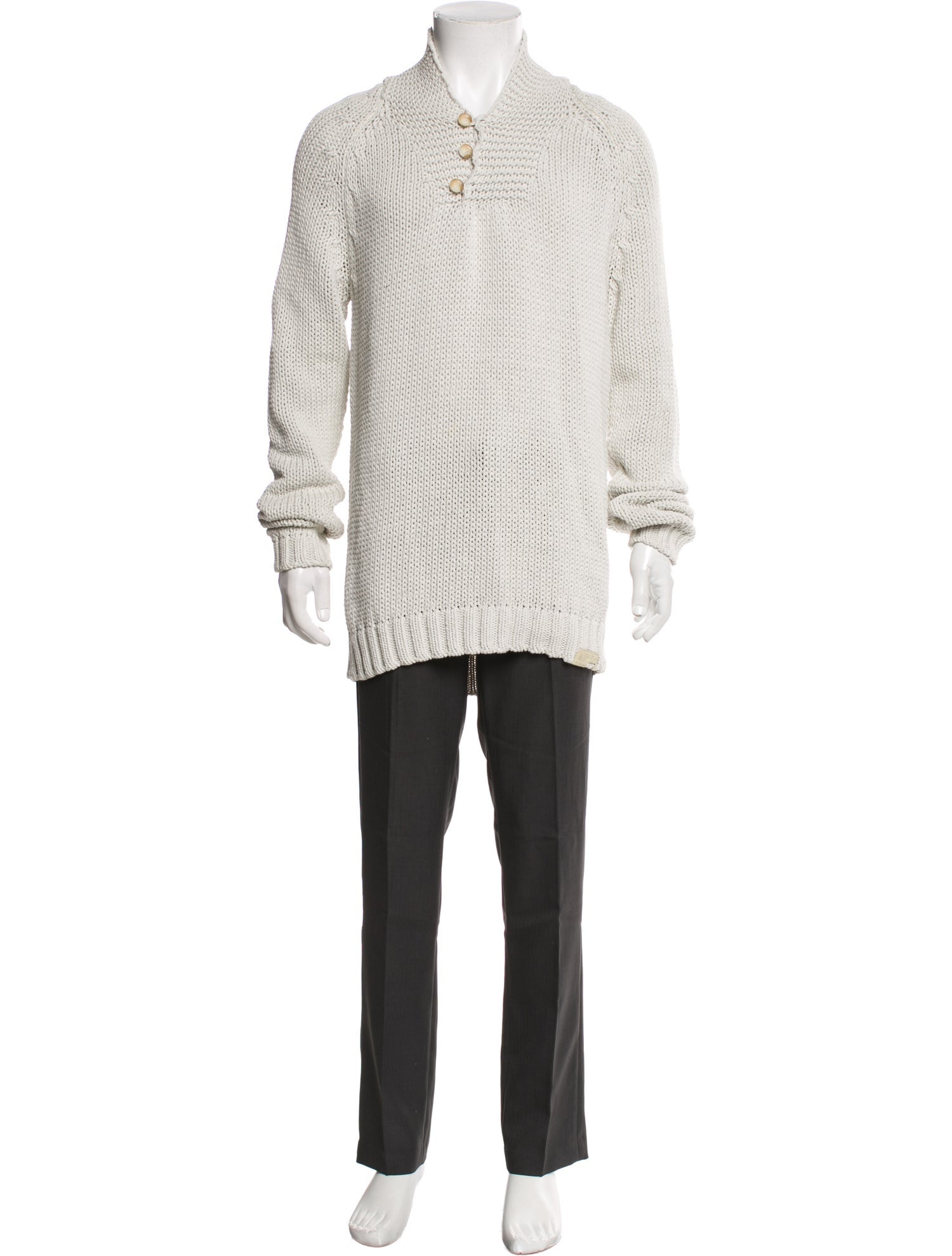 Diesel Mock Neck Long Sleeve Pullover