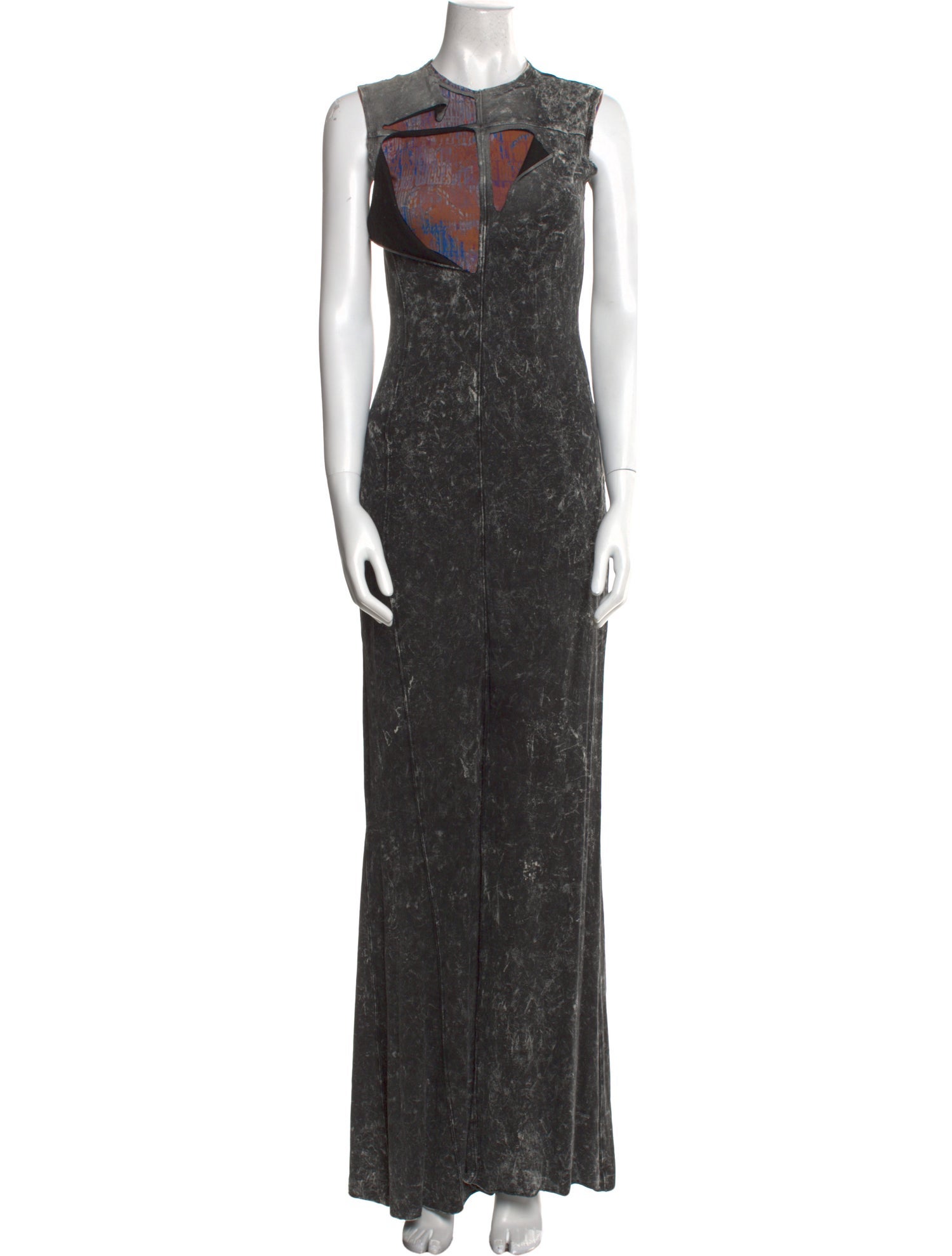 Diesel Floral Print Long Dress