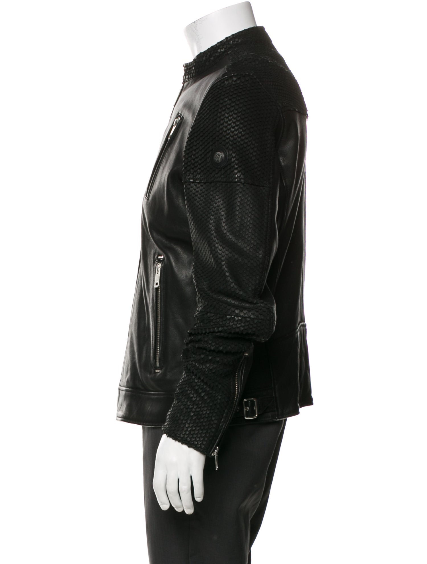 Diesel Lambskin Moto Jacket