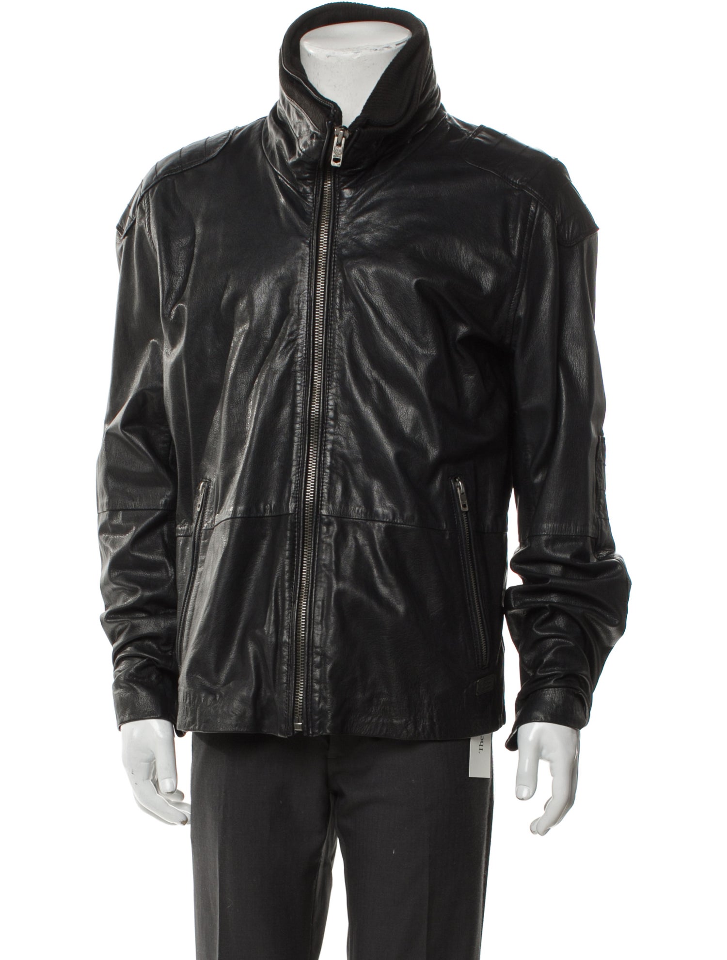 Diesel Goat Leather Moto Jacket