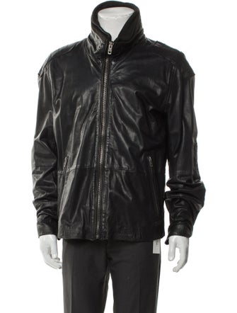 Diesel Goat Leather Moto Jacket