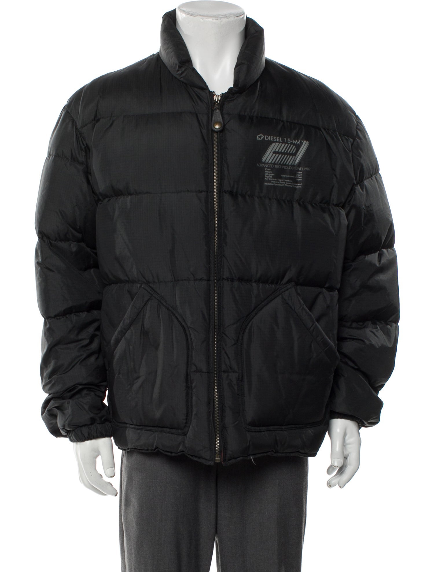 Diesel Vintage 1990's Puffer Coat