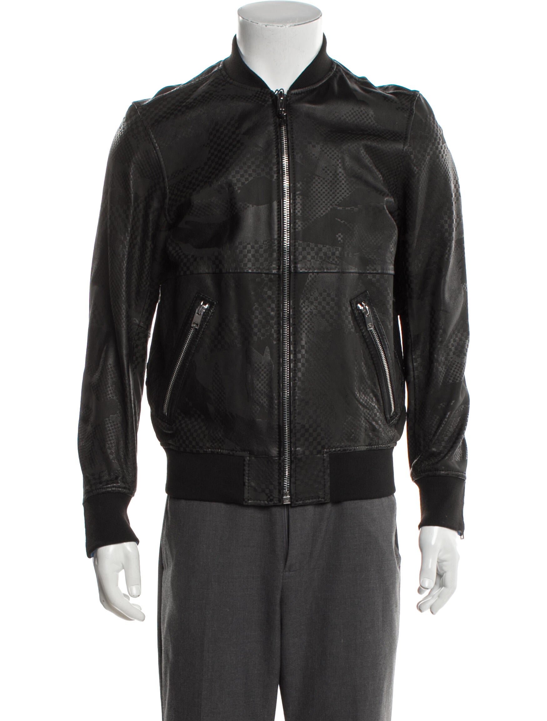 Diesel Eel Skin Bomber Jacket w/ Tags