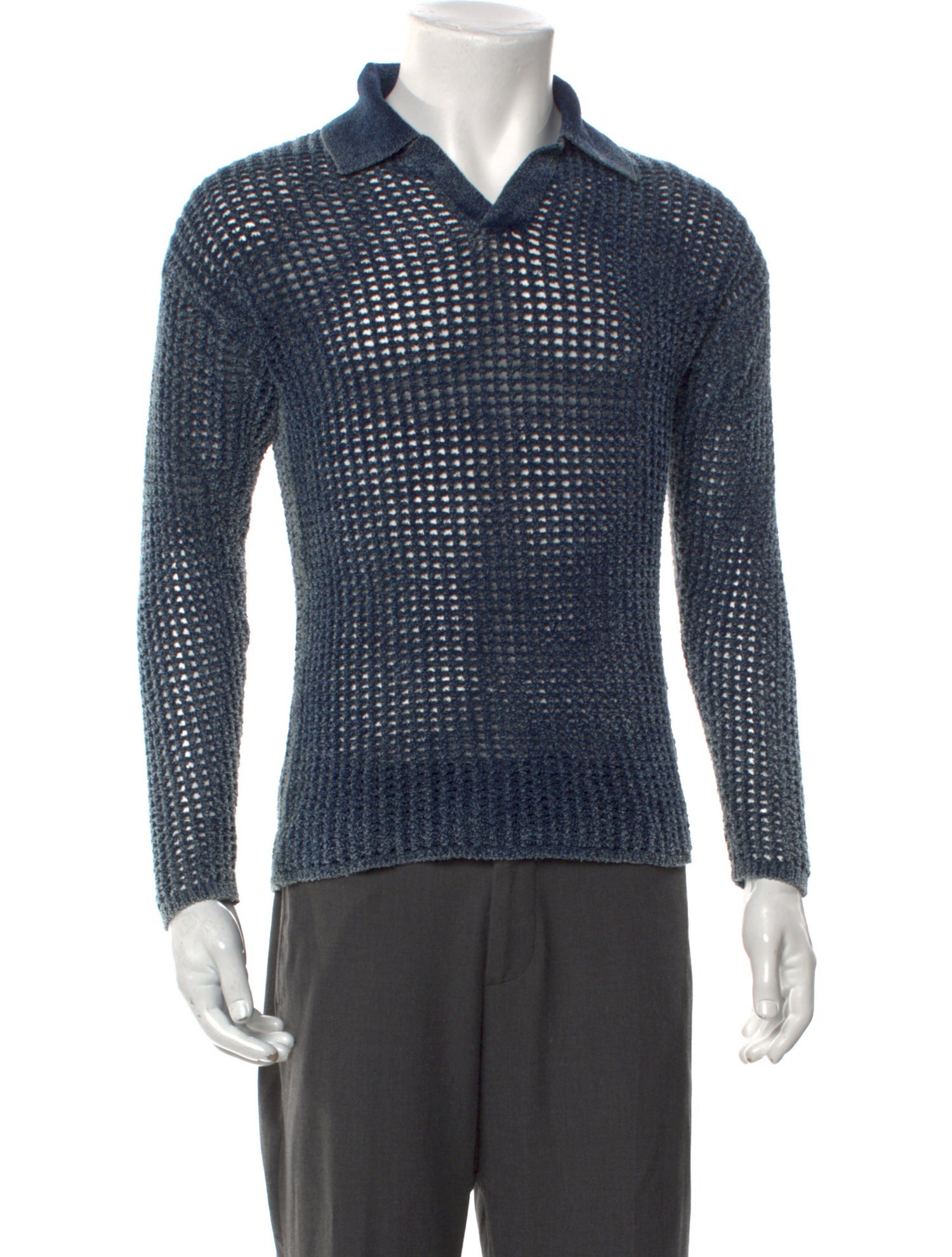 Diesel Collar Long Sleeve Polo Sweater