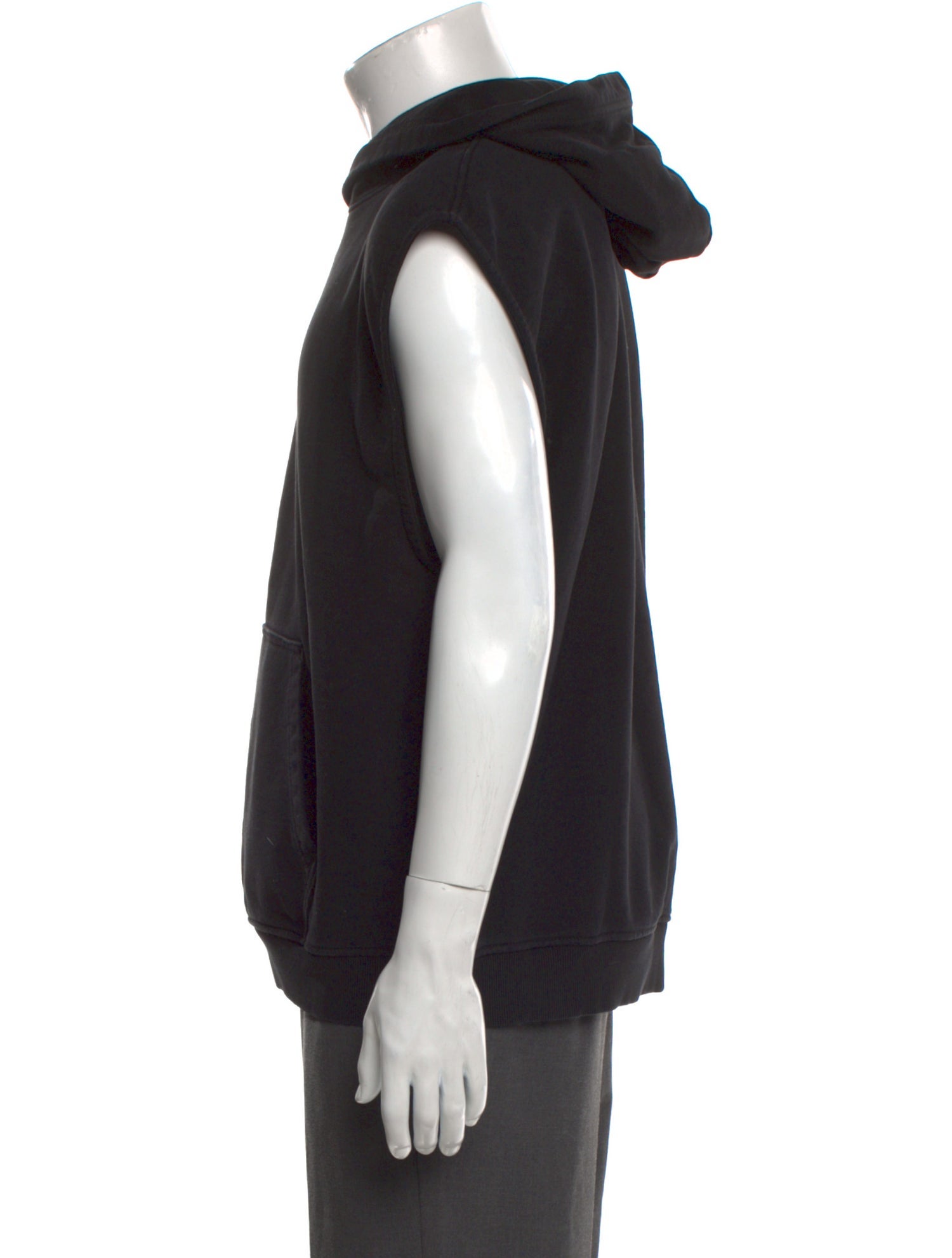 Diesel V-Neck Sleeveless Hoodie