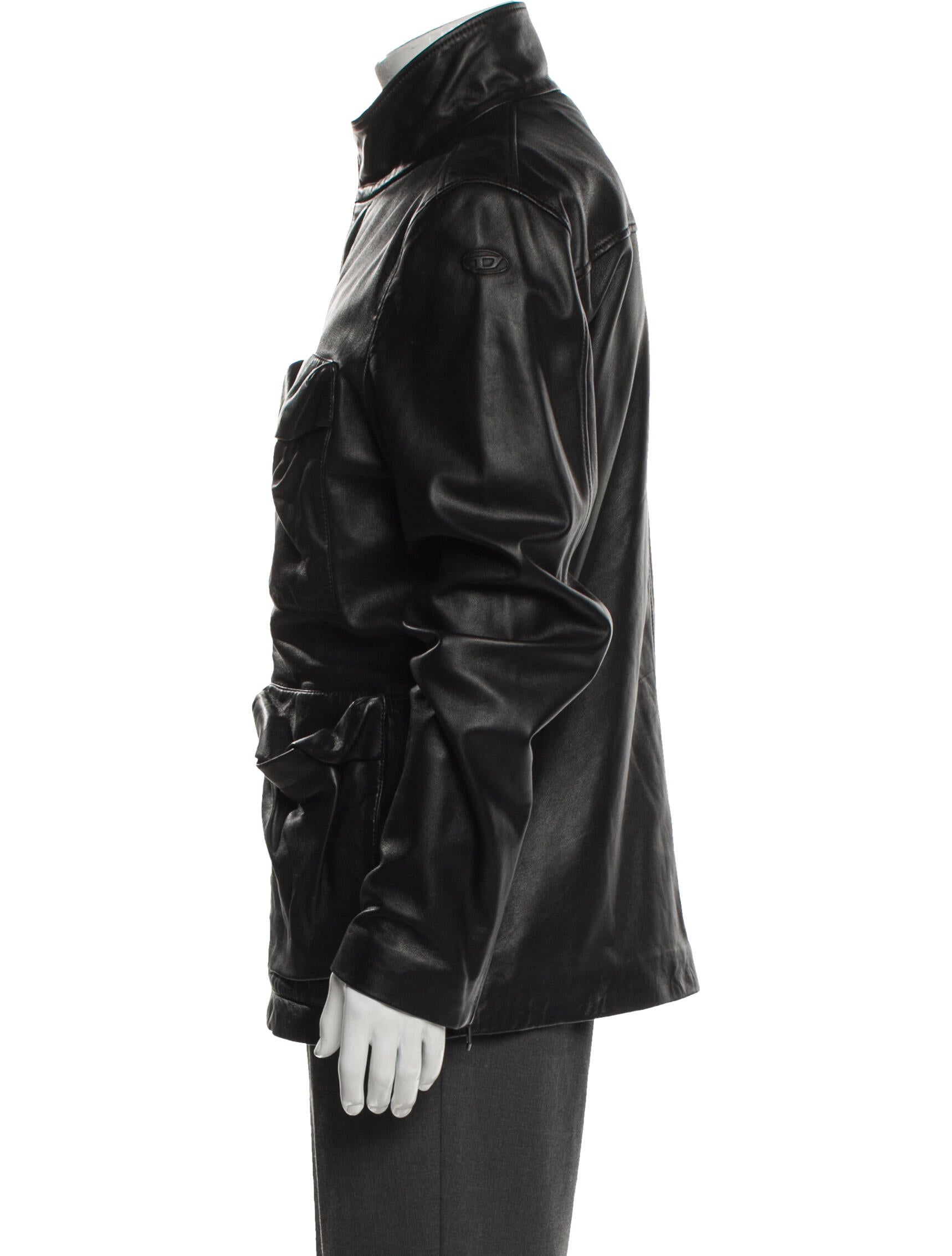 Diesel Lambskin Utility Jacket