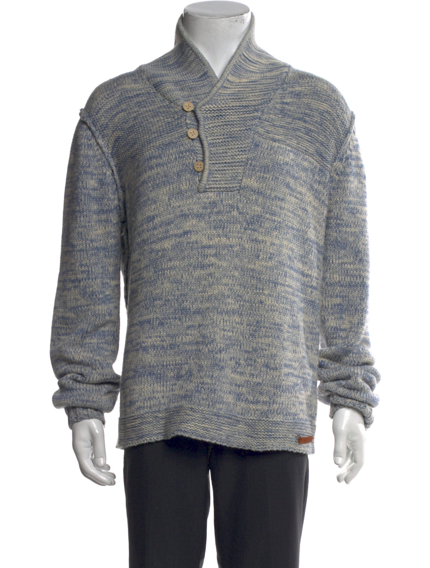 Diesel Mock Neck Long Sleeve Cardigan