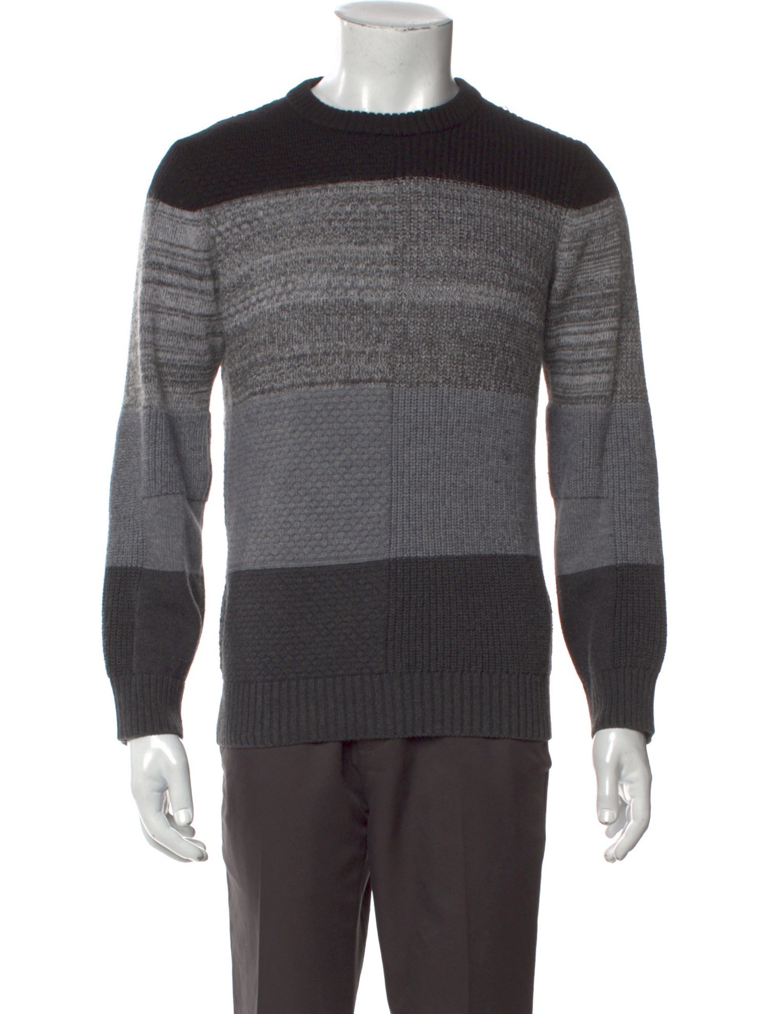 Diesel Striped Crew Neck Pullover