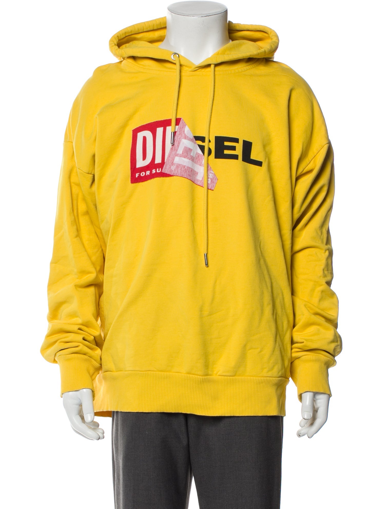 Diesel Graphic Print Crew Neck Hoodie