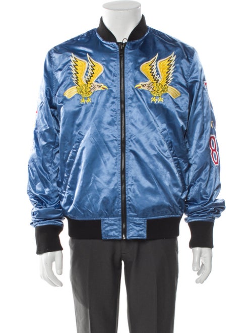 Diesel Colorblock Pattern Bomber Jacket