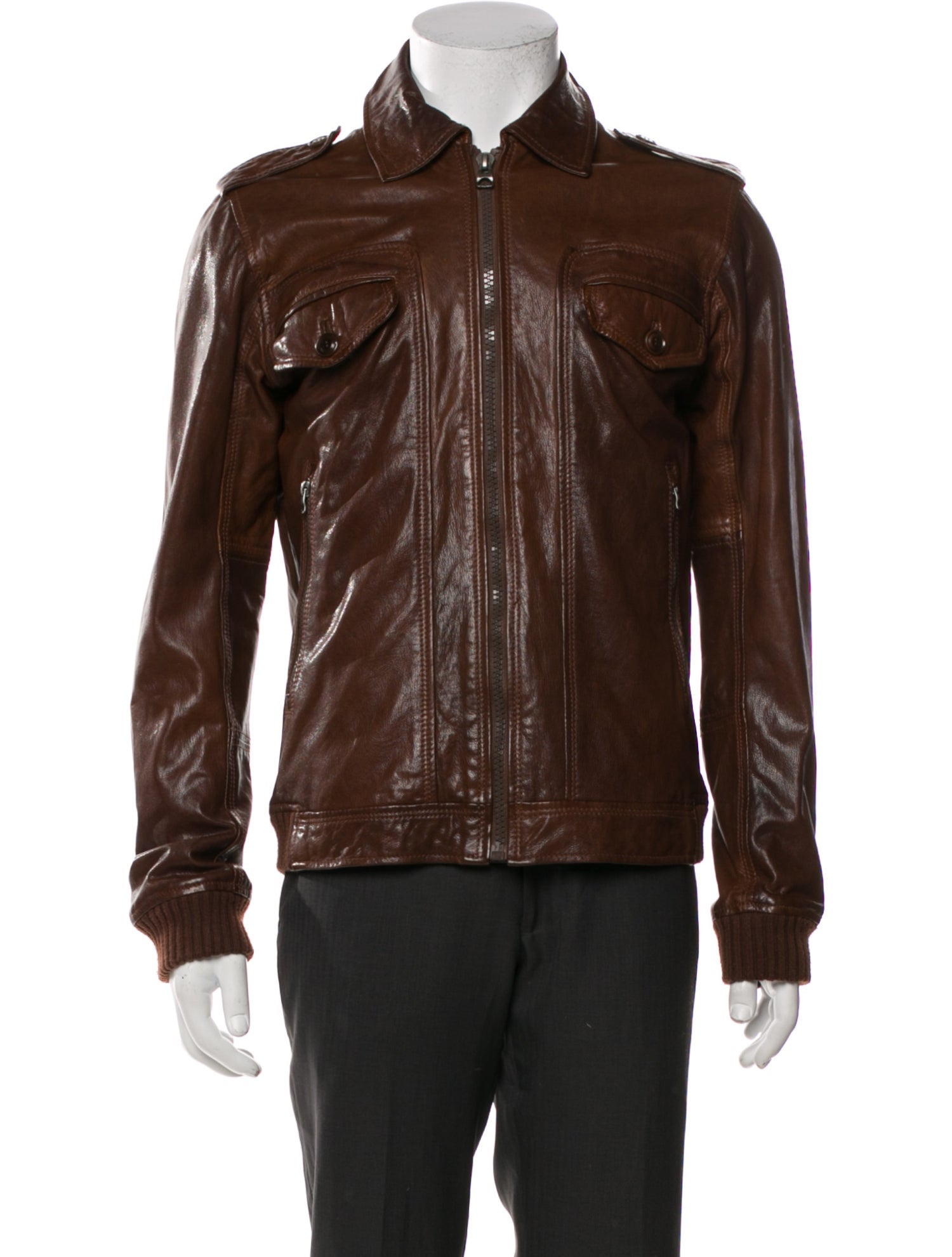 Diesel Leather Moto Jacket